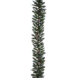 Foto van Triumph tree - empress garland groen frosted led 96l tips 210 l270xd33cm kerst