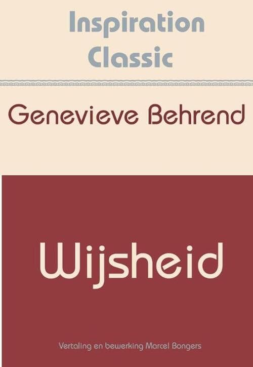 Foto van Wijsheid - genevieve behrend - ebook (9789077662533)