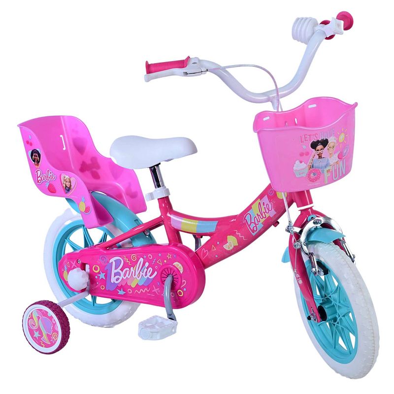 Foto van Barbie kinderfiets - meisjes - 12 inch - roze