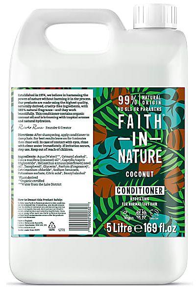 Foto van Faith in nature conditioner kokosnoot