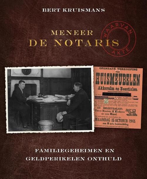 Foto van Meneer de notaris - bert kruismans - ebook (9789461312495)