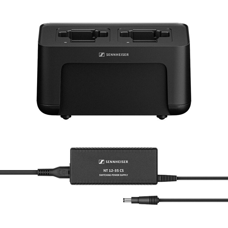 Foto van Sennheiser chg 70n-c + psu kit lader met adapter voor ew-dx serie