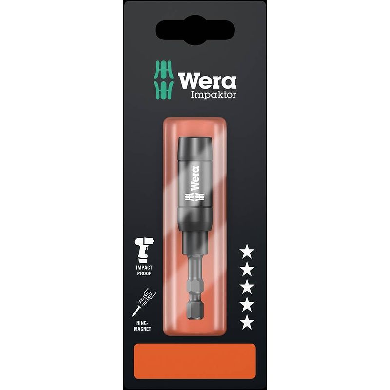 Foto van Wera 897/4 imp r bithouder lengte 75 mm