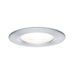 Foto van Paulmann nova inbouwlamp voor badkamer led gu10 6.5 w ip44 aluminium (gedraaid)