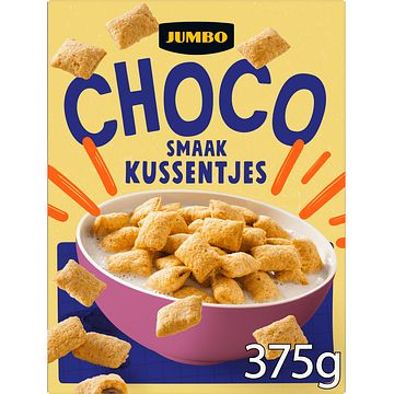 Foto van Jumbo chocosmaak kussentjes 375g