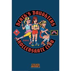 Foto van Pyramid steven rhodes deaths daughters rollerskate club poster 61x91,5cm