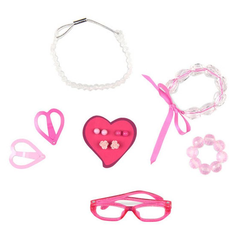 Foto van Our generation tienerpop-accessoires tickled pink roze 9-delig