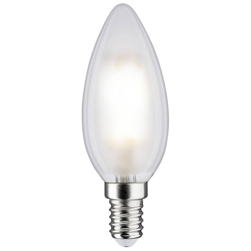 Foto van Paulmann 28637 led-lamp energielabel f (a - g) e14 5 w warmwit (ø x h) 35 mm x 98 mm 2 stuk(s)