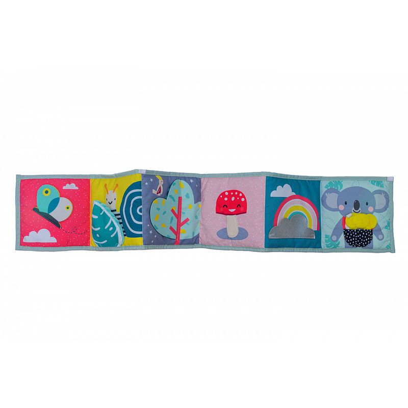 Foto van Taf toys kinderwagenboek koala junior 84 cm wit/multicolor