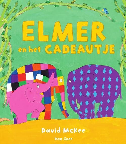 Foto van Elmer en het cadeautje - david mckee - hardcover (9789000382309)