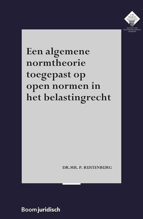 Foto van Een algemene normtheorie toegepast op open normen in het belastingrecht - p. rustenburg - ebook (9789054549420)