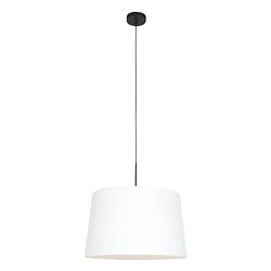 Foto van Steinhauer hanglamp sparkled light 8189 zwart kap effen wit