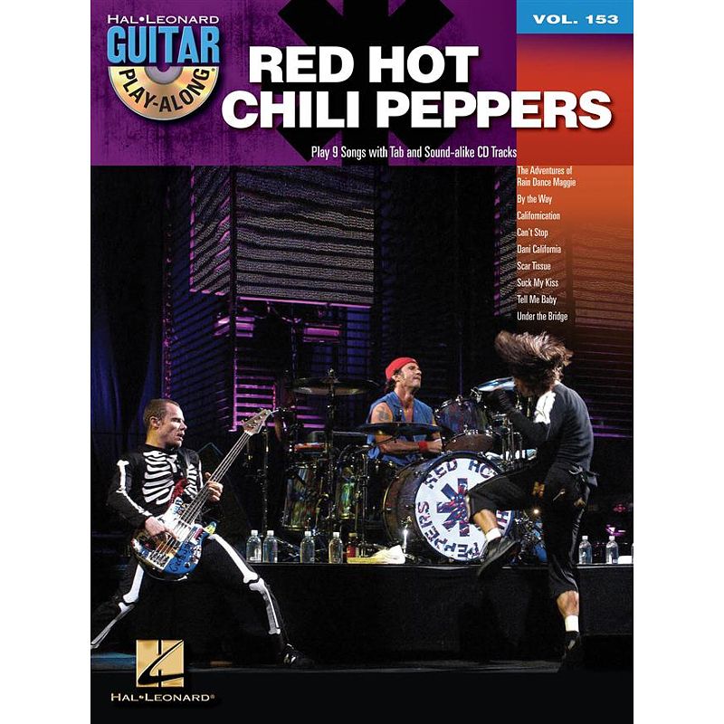 Foto van Hal leonard red hot chili peppers - guitar play-along volume 153