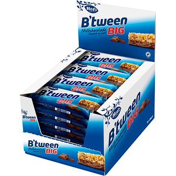 Foto van Hero b'stween big melkchocolade 24 x 50g bij jumbo