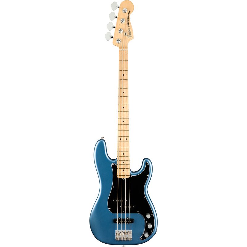 Foto van Fender american performer precision bass satin lake placid blue mn met gigbag