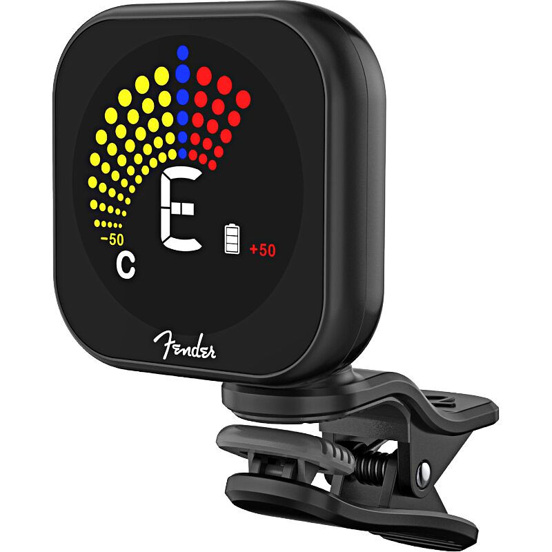 Foto van Fender flash 2.0 rechargeable tuner oplaadbare clip-on tuner voor o.a. gitaar, bas en ukelele