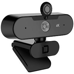 Foto van Dicota webcam pro plus 4k 4k-webcam 3840 x 2160 pixel klemhouder, geïntegreerd afdekpaneel