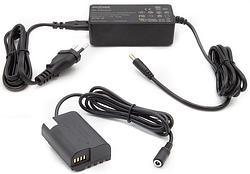 Foto van Chilipower netadapter dr-blk22 voor panasonic - plus dmw-blk22 dummy accu - adapter kit