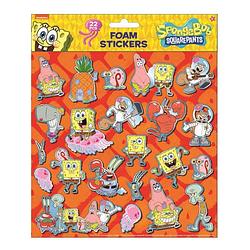 Foto van Nickelodeon foamstickers spongebob 24x20,5 cm 22-delig oranje