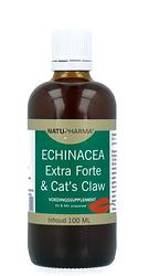 Foto van Natupharma echinacea extra forte & cat'ss claw druppels