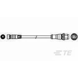 Foto van Te connectivity 2273110-4 sensor/actuator aansluitkabel m8, m12 aantal polen: 3 bus, recht, stekker, recht 1.50 m 1 stuk(s)