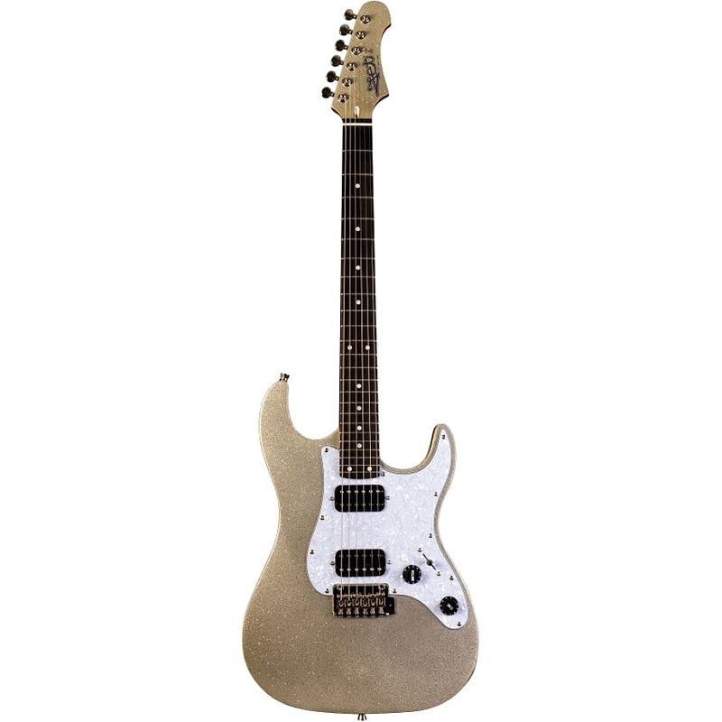 Foto van Jet guitars js-500 silver sparkle elektrische gitaar