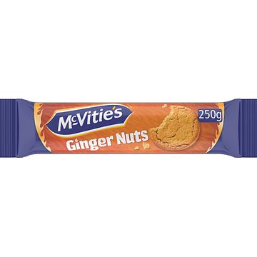 Foto van Mcvitie's ginger nuts 250g bij jumbo