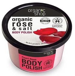 Foto van Organic shop pearl rose body polish