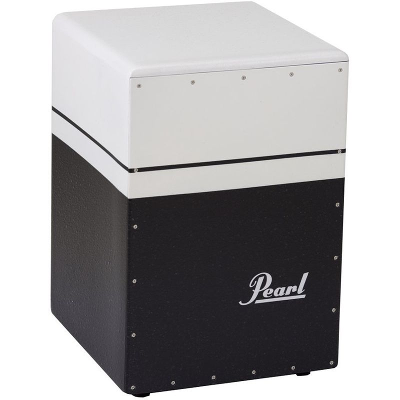 Foto van Pearl brush beat cajon zwart-wit