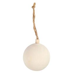 Foto van Creativ company kerstbal hanger hout, 5,5cm