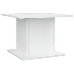 Foto van Vidaxl salontafel 55,5x55,5x40 cm spaanplaat wit