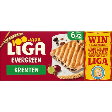 Foto van Liga evergreen koekjes krenten 225g bij jumbo