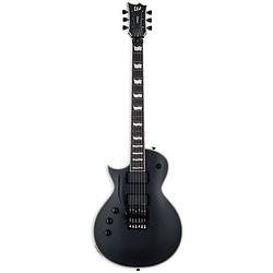 Foto van Esp ltd deluxe ec-1000fr black satin linkshandige elektrische gitaar