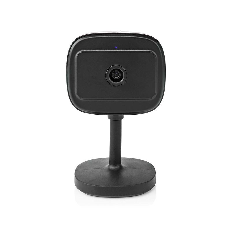 Foto van Nedis smartlife camera voor binnen | wi-fi | full hd 1080p | cloud opslag (optioneel) / microsd (niet inbe systeem camera zwart