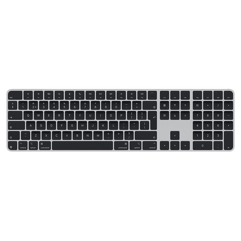 Foto van Apple magic keyboard met touch id en numeriek toetsenblok (2024) toetsenbord zwart