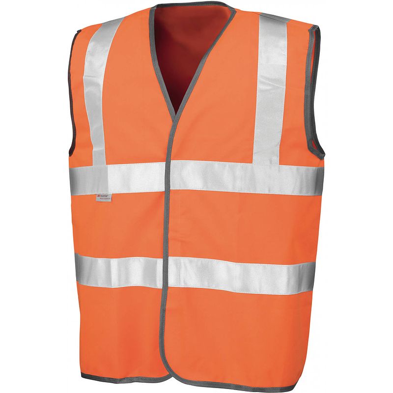 Foto van Oranje reflecterend veiligheidsvest l/xl - veiligheidshesje