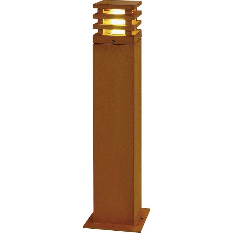 Foto van Slv 233437 slv staande led-buitenlamp 8.6 w roest