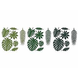 Foto van Hawaii decoratie palmboom bladeren 21 stuks