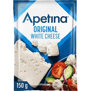 Foto van Apetina original witte kaas, plak (45+) 150g bij jumbo