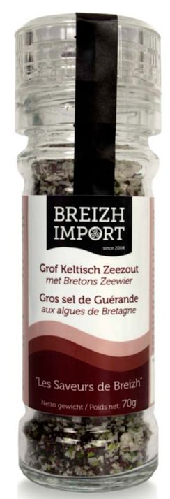 Foto van Breizh import grof keltisch zeezout met bretons zeewier