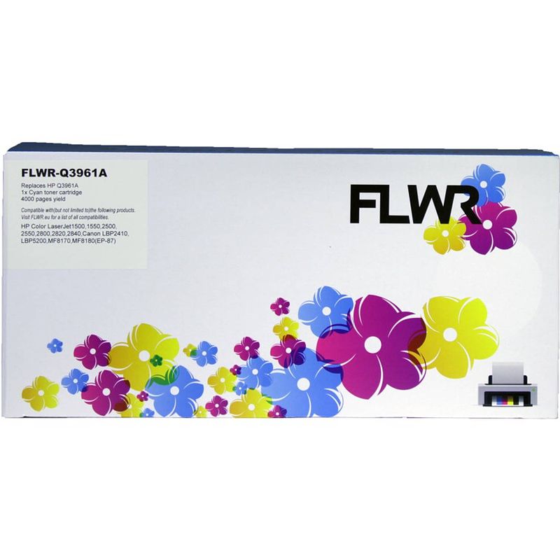 Foto van Flwr hp 122a cyaan toner