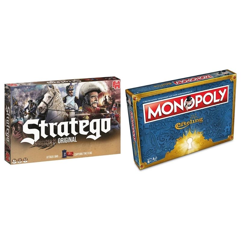 Foto van Spellenbundel - 2 stuks - stratego & monopoly efteling