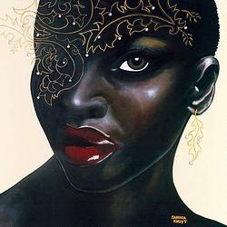 Foto van Sandra knuyt - ebony kunstdruk 70x70cm