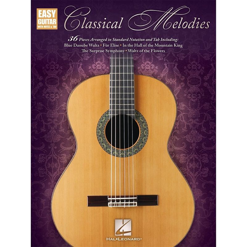 Foto van Hal leonard classical melodies: easy guitar with notes & tab gitaarboek