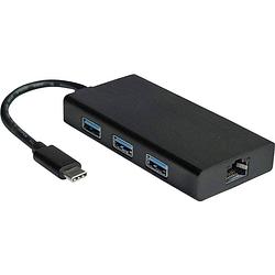 Foto van Value usb 2.0 converter [1x usb 3.2 gen 2 stekker c (usb 3.1) - 1x rj45-bus] value