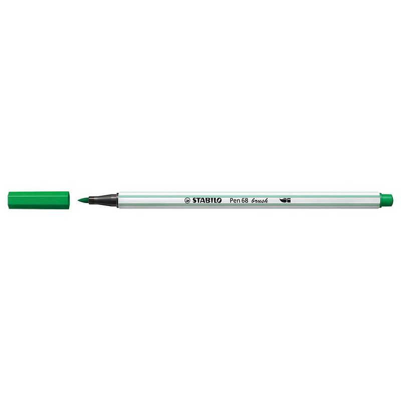 Foto van Stabilo pen 68 brush 36 groen