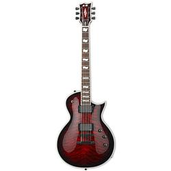 Foto van Esp e-ii eclipse qm see thru black cherry sunburst met koffer