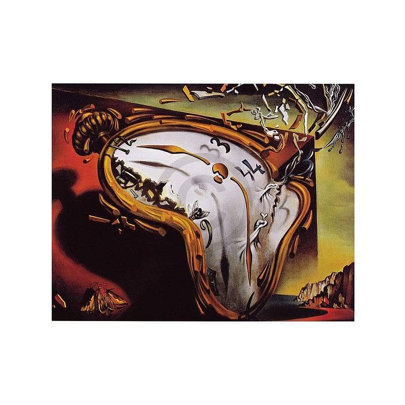 Foto van Salvador dali - les montres molles kunstdruk 80x60cm