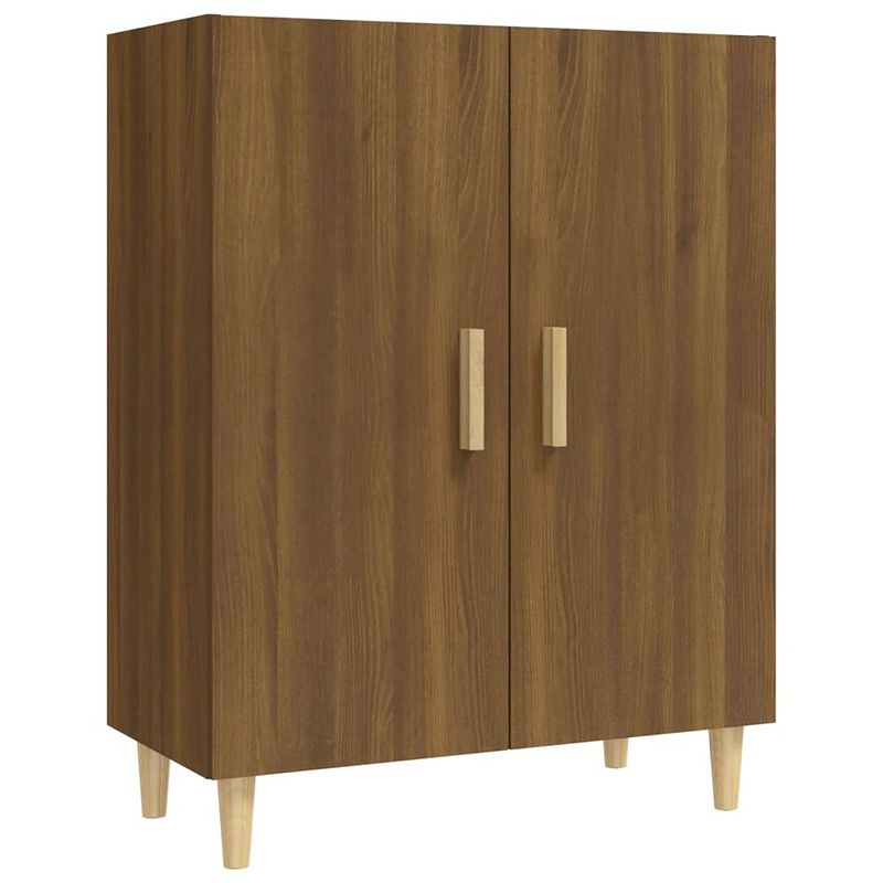 Foto van Vidaxl dressoir 70x34x90 cm bewerkt hout bruineikenkleurig