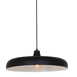 Foto van Design hanglamp - steinhauer - metaal - design - e27 - l: 55cm - voor binnen - woonkamer - eetkamer - zwart